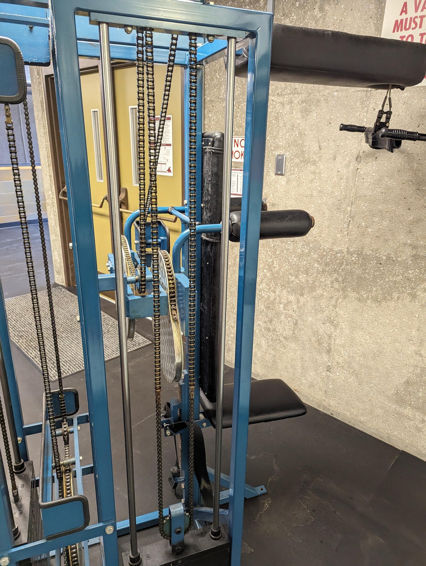Nautilus 1st Generation Behind the Neck Torso Arm Pulldown Combo